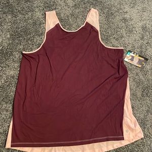 Avia pink & maroon workout tank, NWT